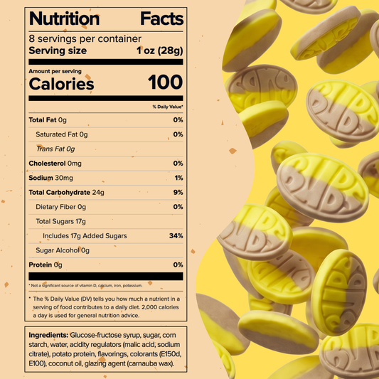 Bubs Banana Toffee Ovals, 2 x 8 oz