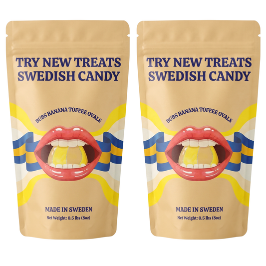 Bubs Banana Toffee Ovals, 2 x 8 oz
