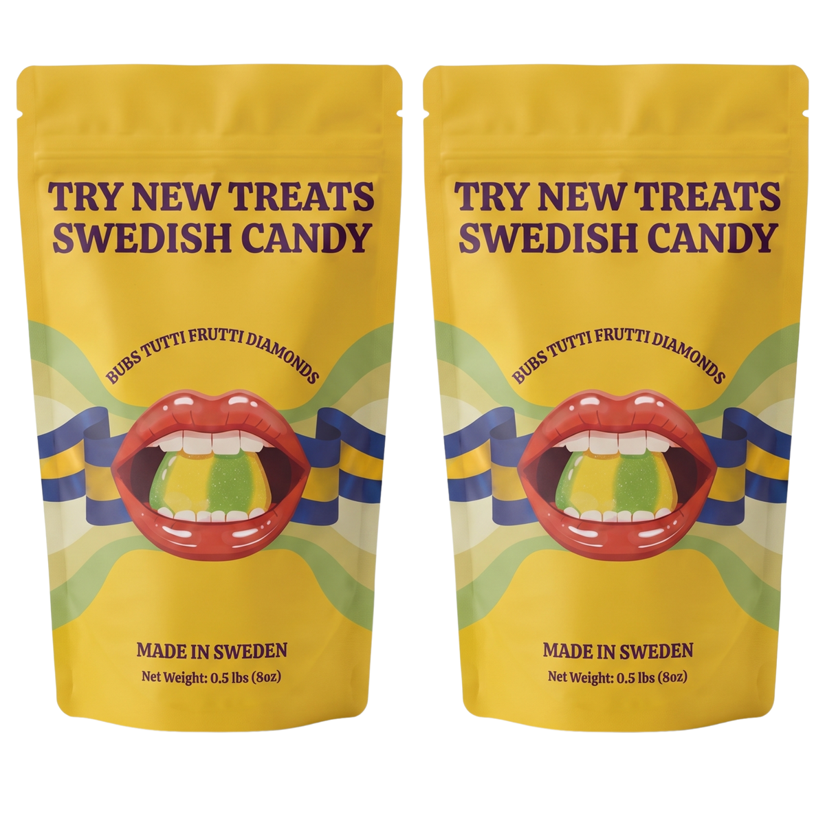 Bubs Tutti Frutti Diamonds, 2 x 8 oz