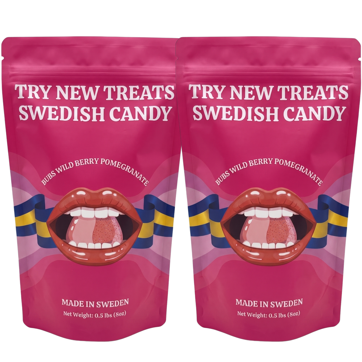 Bubs Wild Berry Pomegranate Ovals, 2 x 8 oz