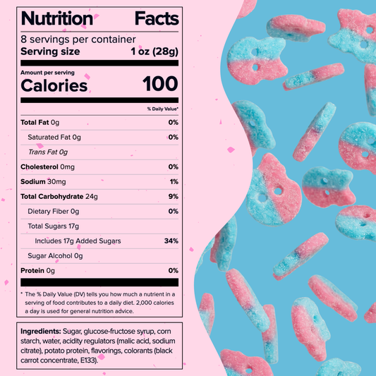 Bubs Dizzy Bubblegum Skulls, 2 x 8 oz